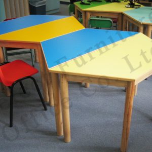 NLTC026 梯形檯配圓實木腳