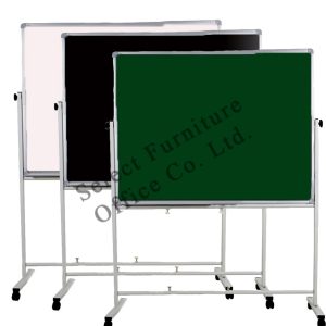 NWB035 單面樹脂白板連不鏽鋼活動腳架 SL28541