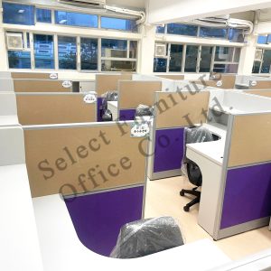 NOT099 L型辦公室桌連書架、屏風 SL29203