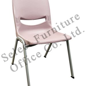 【NOS058 現貨】新款膠疊椅 ( 配銀灰腳 )