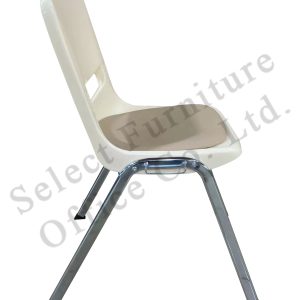 NFC028 高級仿皮座墊膠椅配電鍍腳