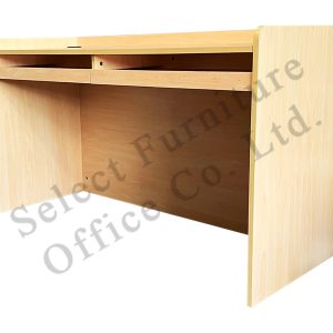 【NOS065 現貨】雙位寫字檯連雙位木製鍵盤托