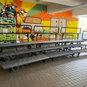 NS029 折疊式三級合唱檯階