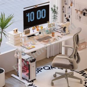 NWT053 新款電動木面升降枱(配T字五金腳)