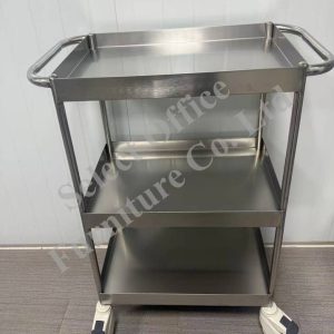 NHC014 訂造三層不綉鋼手推車