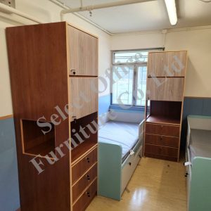 NW018 高身夾板上單/下2層掩門/下3層抽屜衣柜