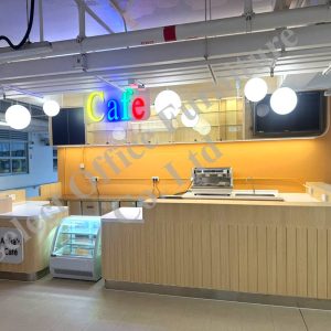 NR053 Cafe L型接待工作枱組合
